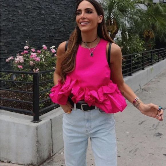 ZARA Pink Blouse - Picture 3 of 6